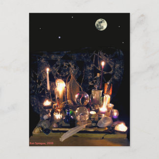 Cartão Postal Magia Antiquada