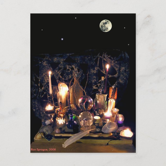 Cartão Postal Magia Antiquada (Frente)