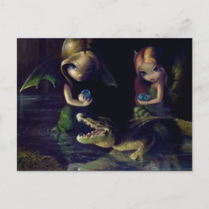 Cartão postal "Magia de Alligador"