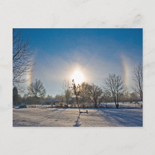 Cartão Postal Magia de inverno (Frente)