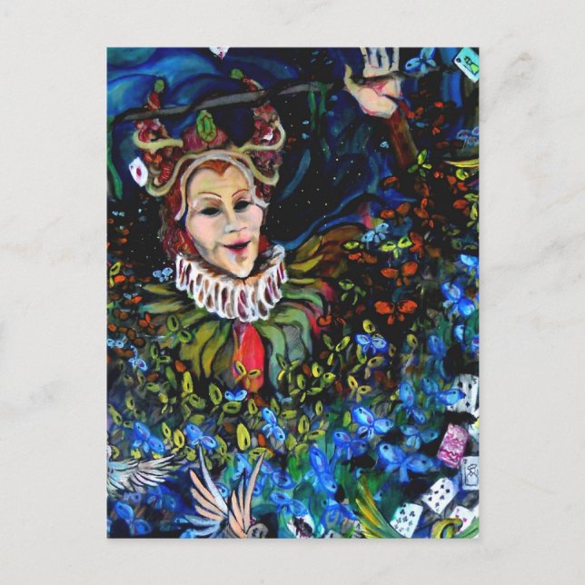 Cartão Postal Magia do Cartão-Postal Noturno (Frente)