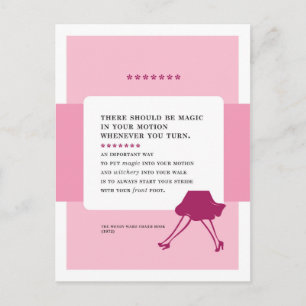 Cartão Postal Magia em seu movimento Vintage má recomendação