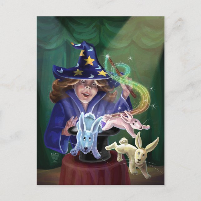 Cartão Postal Magic Act (Frente)