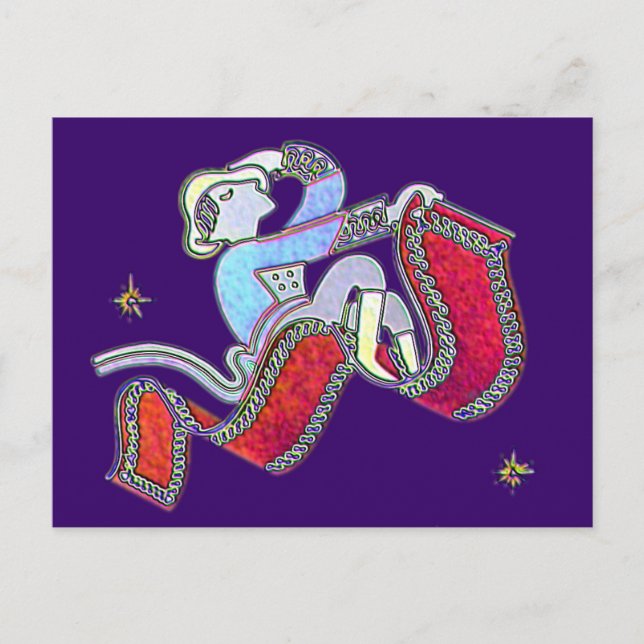 Cartão Postal Magic Carpet Ride (Frente)