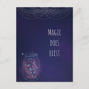 Cartão Postal Magic Existe FireFly Jar