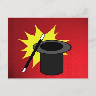 Cartão Postal Magic Me/ Chapéu de Mágico
