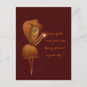Cartão Postal Magic Spells