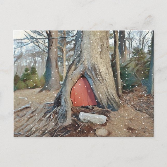 Cartão Postal Magical Elf House (Frente)