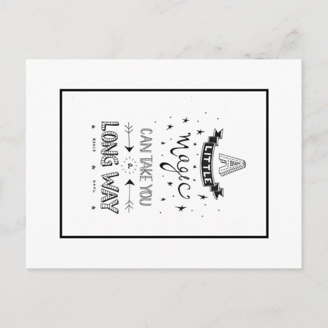 Cartão postal mágico (Frente)