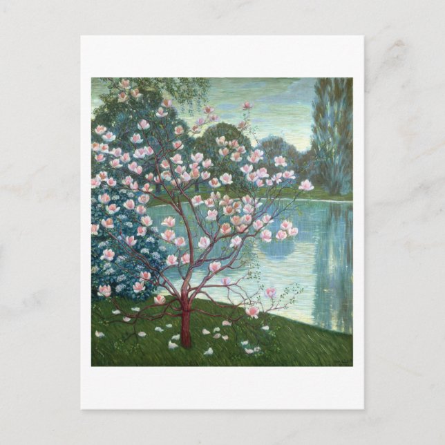 Cartão Postal Magnolia (óleo na canvas) (Frente)