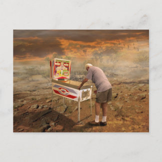 Cartão Postal Mago do Pinball