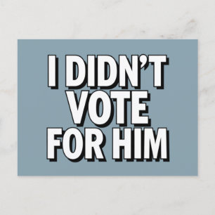 Cartão Postal MAHA torna a América saudável novamente patriótica