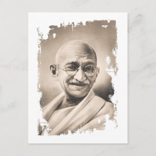 Cartão Postal Mahatma Gandhi Gift