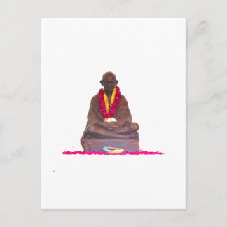 Cartão Postal Mahatma GANDHI Pai da Nação Índia