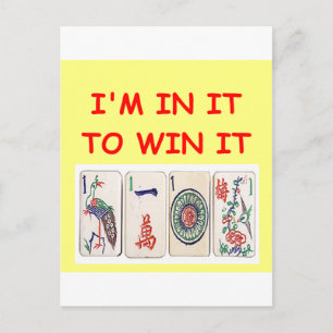 Cartão Postal mahjong