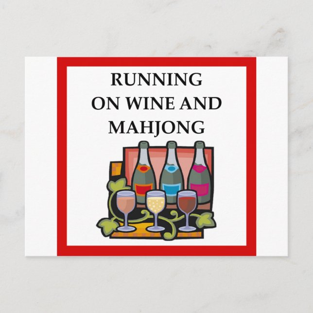 CARTÃO POSTAL MAHJONG (Frente)