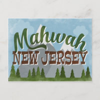 Mahwah New Jersey Divertimento Retro Montanhas Sno