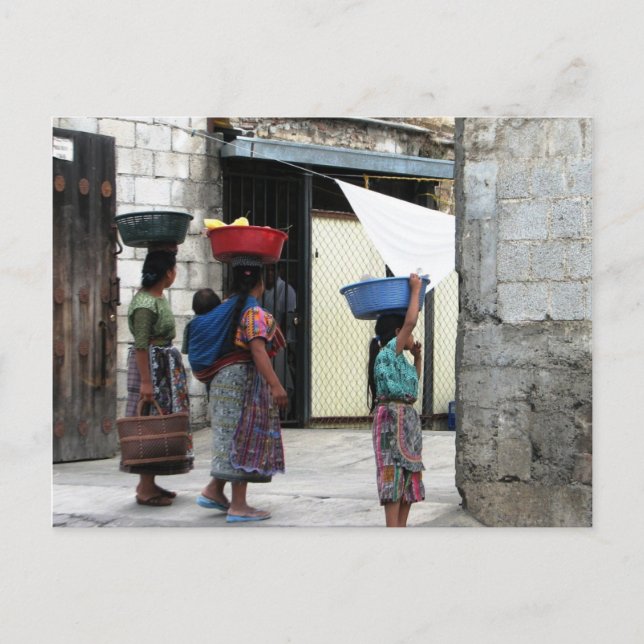 Cartão Postal Maias, Antígua, Guatemala (Frente)