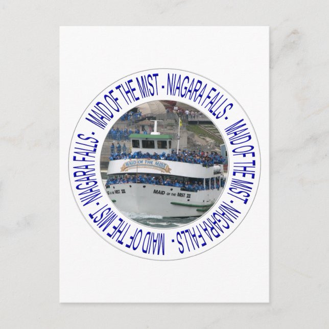 Cartão Postal Maid de neblina - Niagara Falls (Frente)