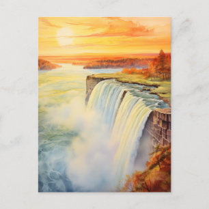 Cartão Postal Maiestoso Niágara Cai #11