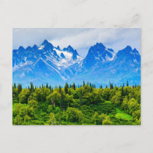 Cartão Postal Maiesttic Alaska Mounties