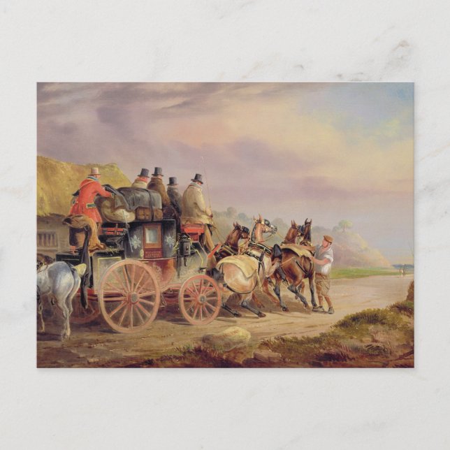 Cartão Postal Mail Coaches em Estrada: O Devonte 'Quickprata' (Frente)