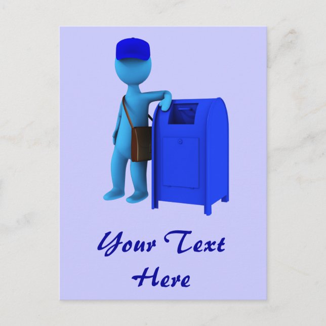 Cartão Postal Mailman (Frente)