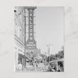 Cartão Postal Main Street, Marshalltown, Iowa