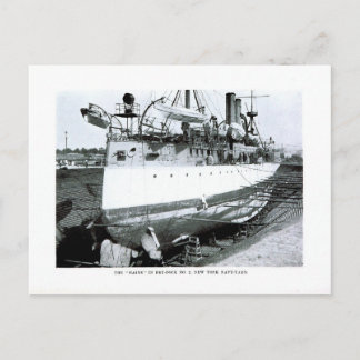 Cartão Postal Maine americana em Drydock