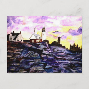 Cartão Postal Maine Lighthouse