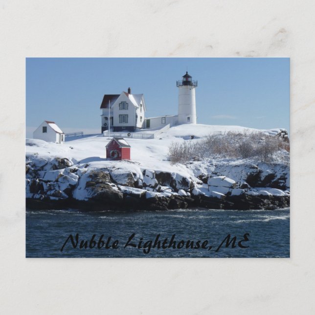 Cartão Postal Maine Lighthouse 4 (Frente)