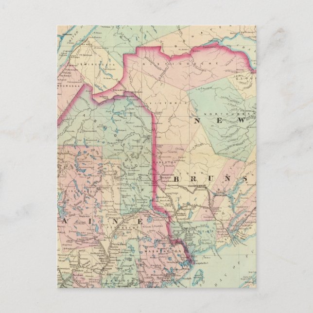 Cartão Postal Maine, NB (Frente)