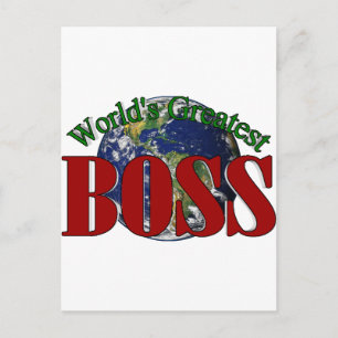 Cartão Postal Maior Chefe do Mundo