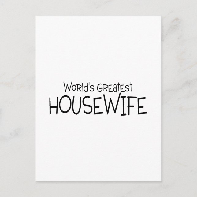 Cartão Postal Maior dona de casa (Frente)