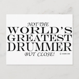 Cartão Postal Maior Drummer Fechado