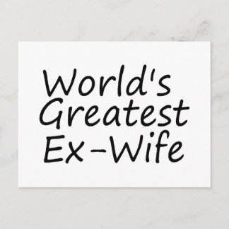Cartão Postal Maior ex-esposa do mundo