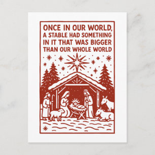 Cartão Postal Maior que todo o nosso mundo 1