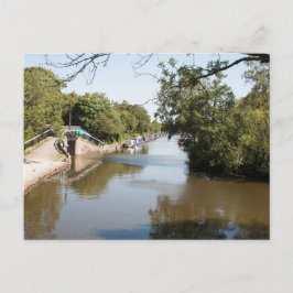 Cartão Postal Mais alto do Canal Macclesfield Poynton Cheshire