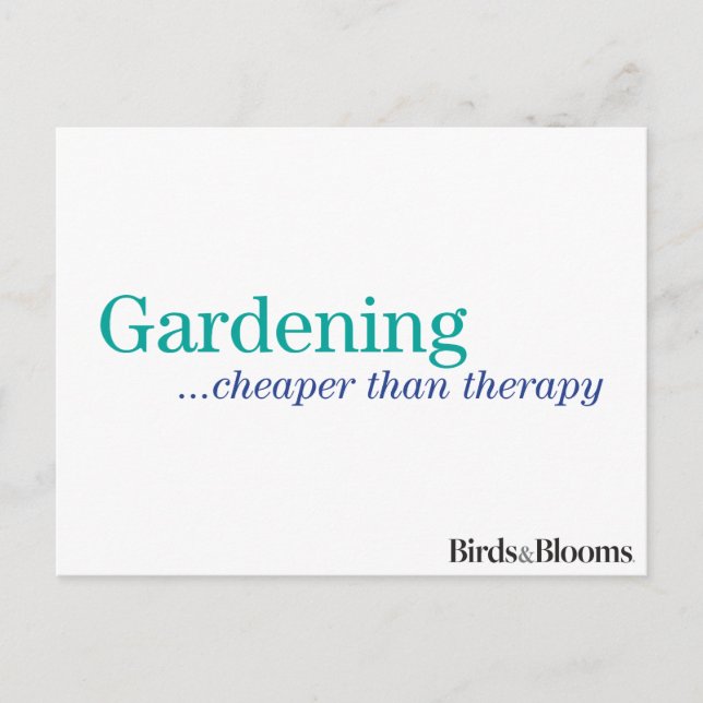 Cartão Postal Mais barato que a terapia (Frente)