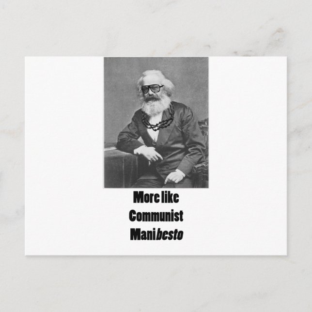 Cartão Postal Mais Como ManiBESTO! (Frente)