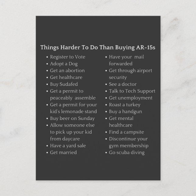 Cartão Postal Mais Difícil De Fazer Do Que Um Comprar Controle D (Frente)