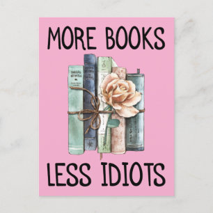 Cartão Postal Mais Livros Menos Idiotas Livros Mais