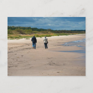 Cartão Postal Mais velho caminhando
