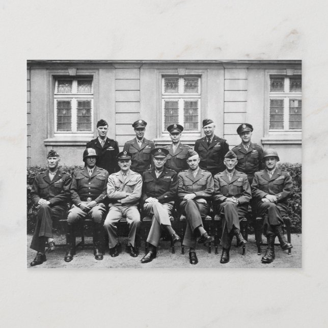 Cartão Postal Mais velho militares americanos da Segunda Guerra  (Frente)