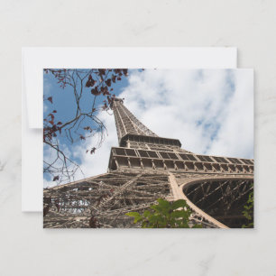 Cartão Postal Majestade da Torre Eiffel: Paris de Baixo