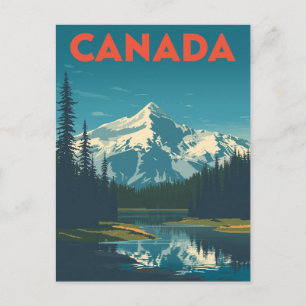 Cartão Postal Majestoso Deserto Canadense
