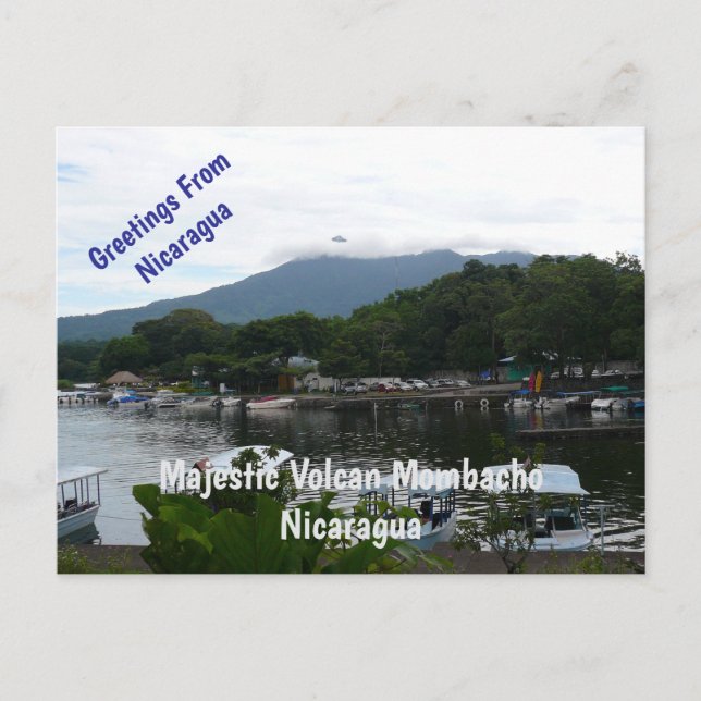 Cartão Postal Majexpressa Volcan Mombacho - Granada, Nicarágua (Frente)