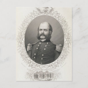 Cartão Postal Major-General Ambrose Everett Burnside