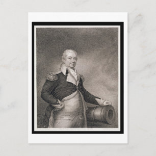Cartão Postal Major-General Henry Knox (1750-1806) gravado por J