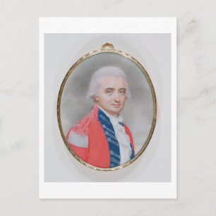 Cartão Postal Major-General Sir Barry Close (d.1813) 1794 (c/c)